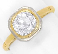 Foto 1 - Original antiker Einkaräter Diamant-Ring 1,27ct Schmuck, S6559