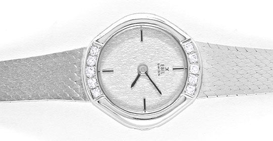 Foto 1 - Ebel Damen-Armbanduhr Weißgold-Diamanten Topuhr Neuz., U1904